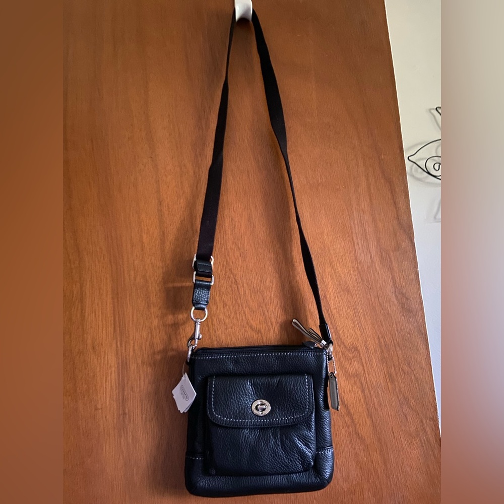 Coach Black Leather Crossbody